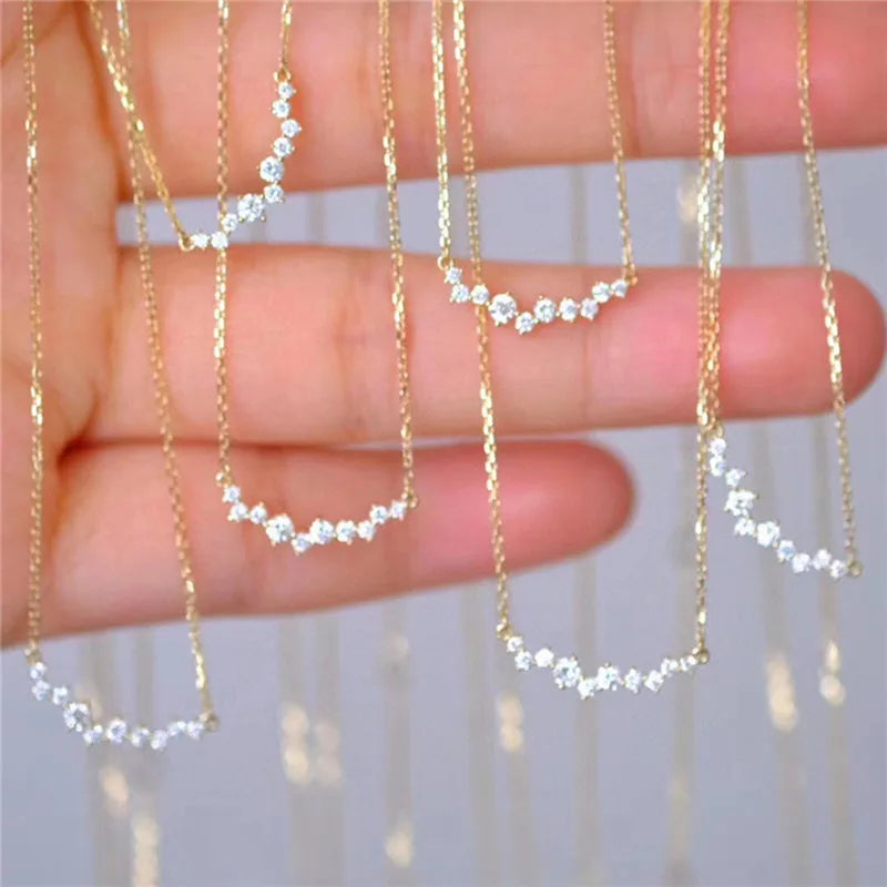 Celestia Cluster Necklace