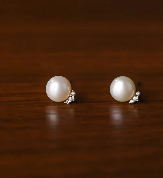 Aurora Pearl Studs