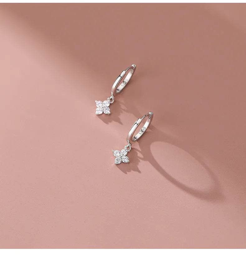 Four-Petal Bloom Earrings