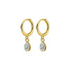 Dewdrop Hoop Earrings